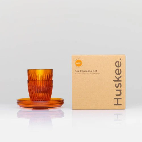 3oz Espresso HuskeeRenew Cup - Amber Set of 2 - Image 5