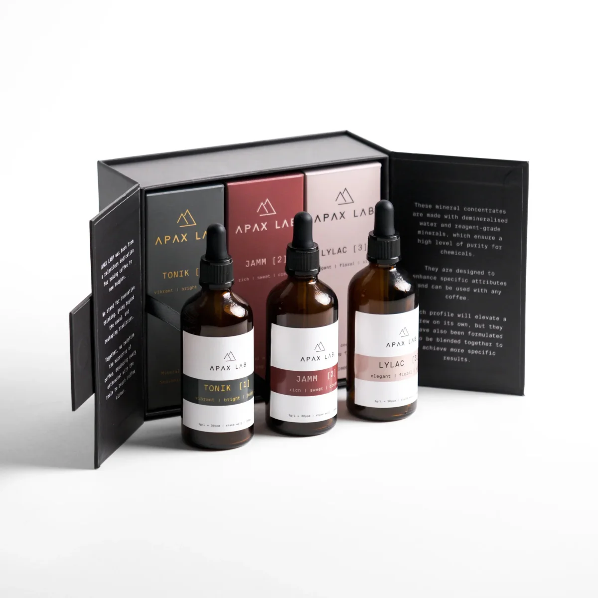 Apax Lab Box Set -  Water Mineral Concentrates For Coffee - Image 4