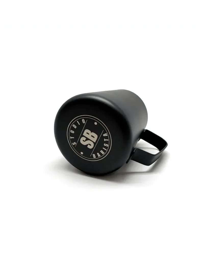 Black Stainless Steel Milk Jug - Pitcher 350ml / 12oz - Image 2
