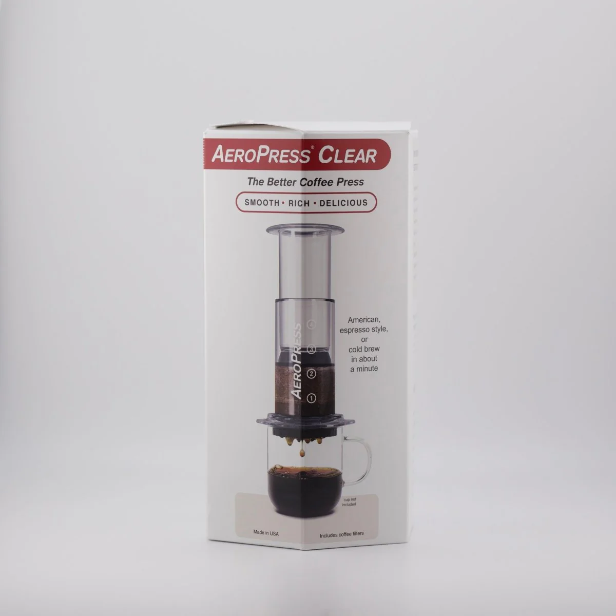 Clear AeroPress Coffee Maker – Travel Brewer - Image 3