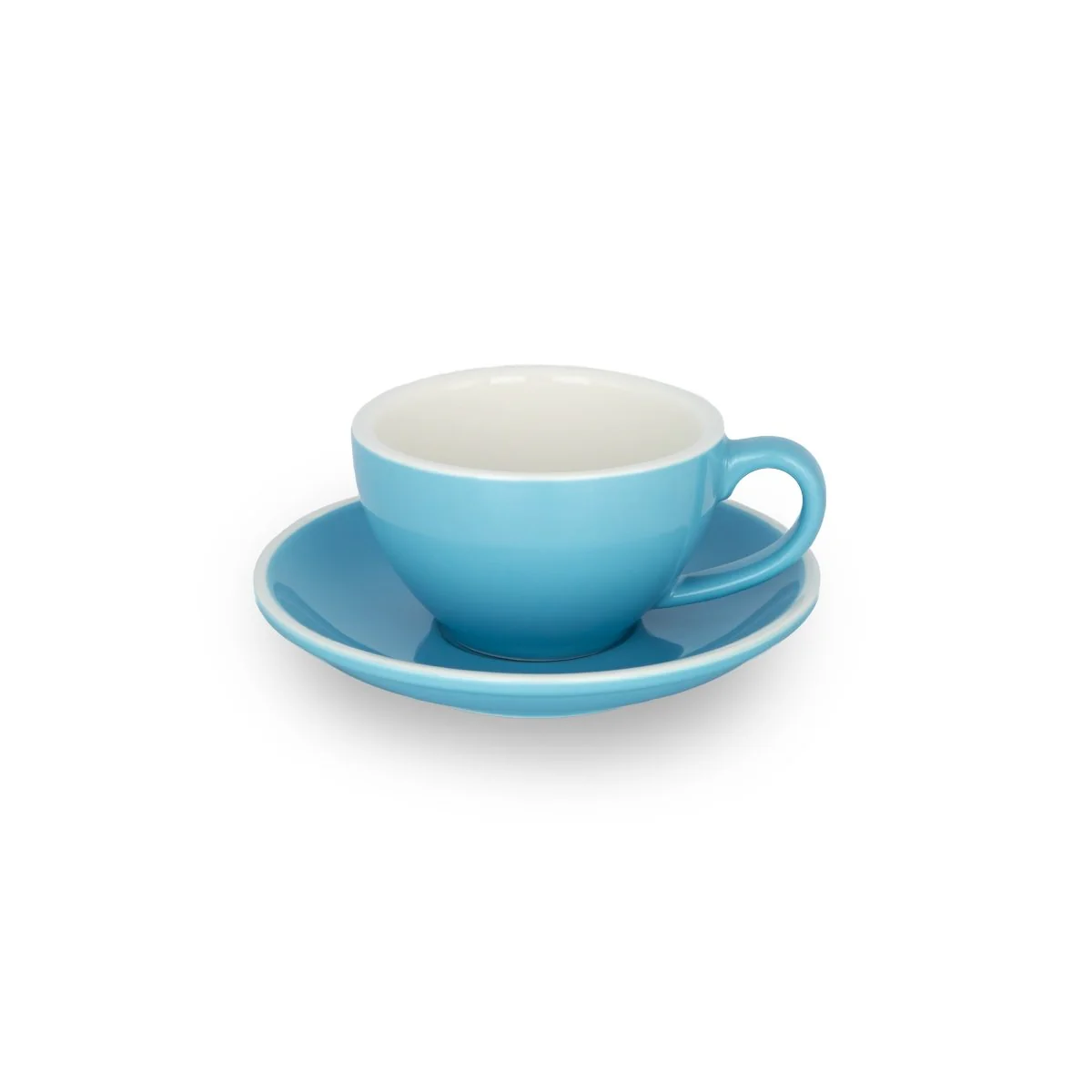 Epic Flat White Cup With Plate – 150ml Stylish Coffee Mug - Image 3