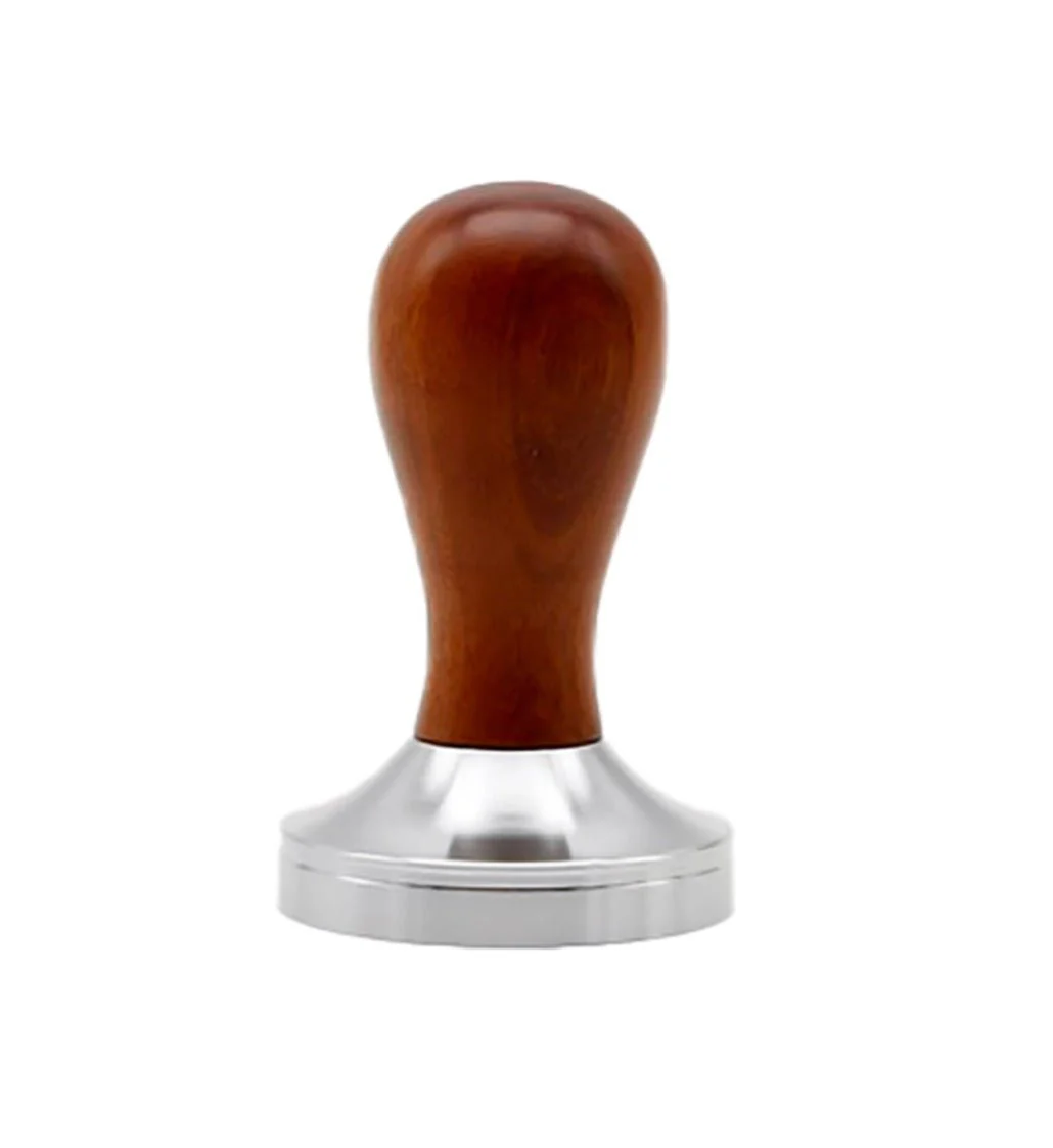 Flat Base Tamper 58mm Wood