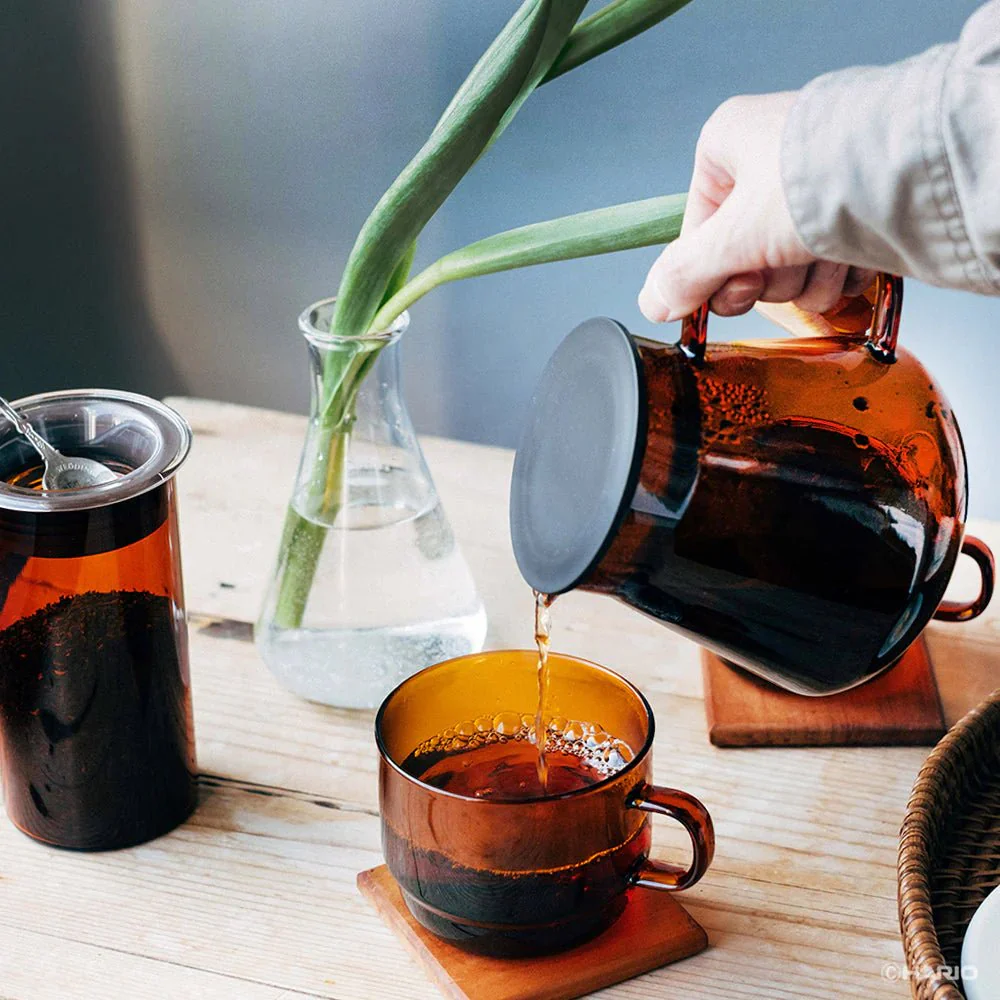 Hario Colors Tea & Coffee Server Amber 600ml – Stylish & Versatile - Image 5