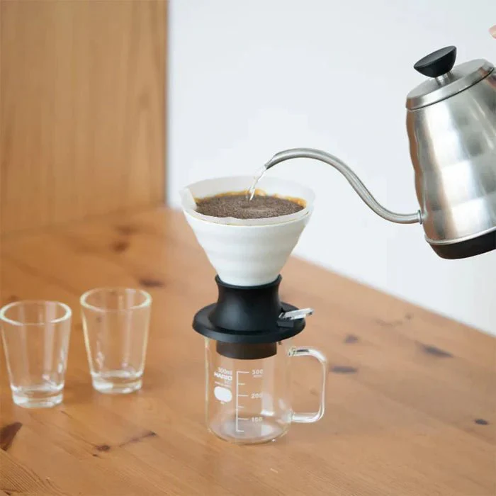 Hario Immersion Switch White Ceramic Coffee Dripper - Image 5