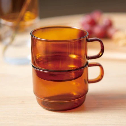 Hario Stacking Mug Cup 300ml – Stylish & Stackable Glass Mug - Image 6
