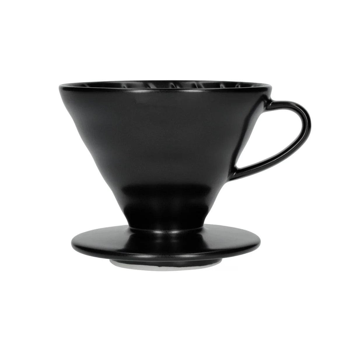 Hario V60-02 Ceramic Coffee Dripper Matt Black - Image 3