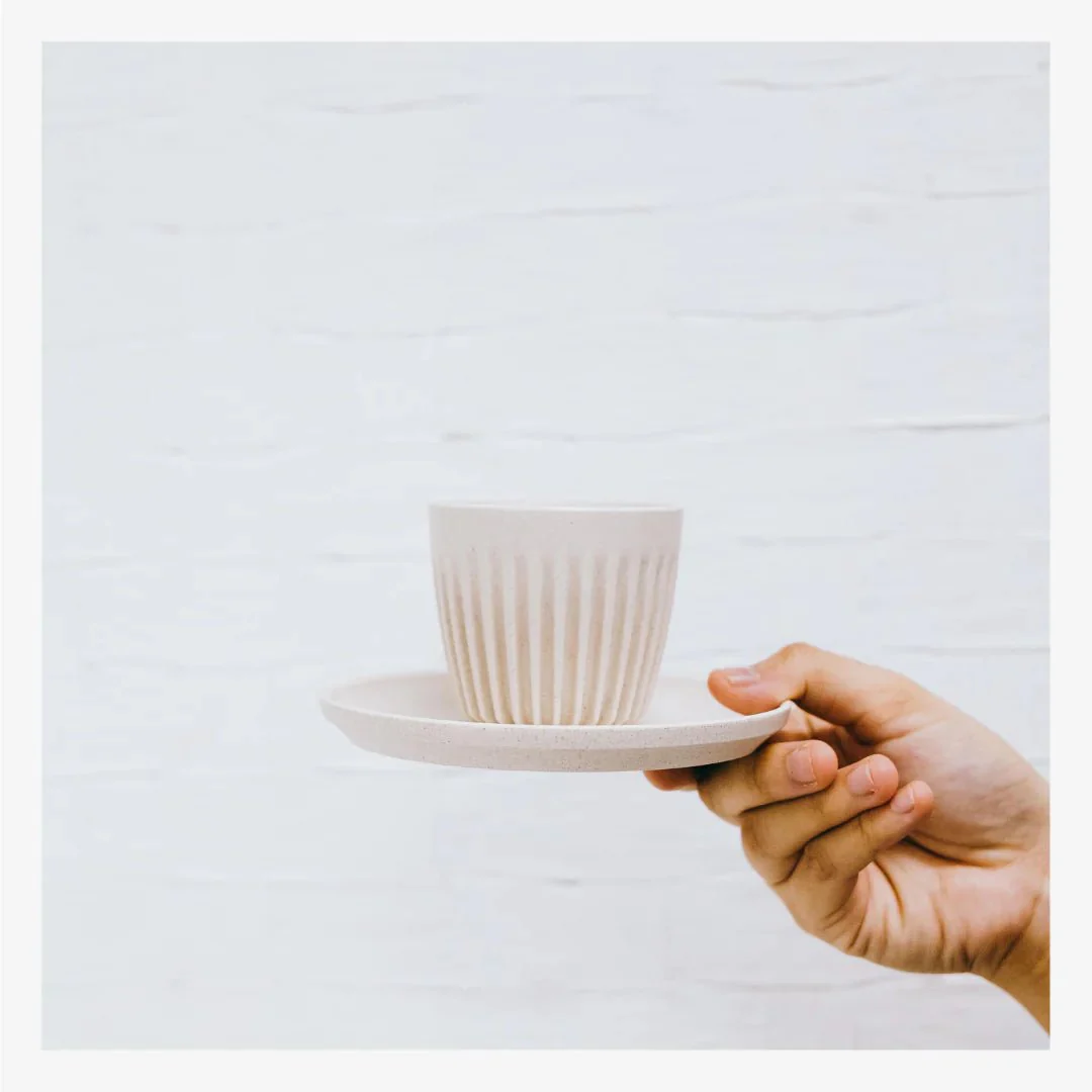 Huskee 3oz Espresso Cup - Natural Set of 2 - Image 3