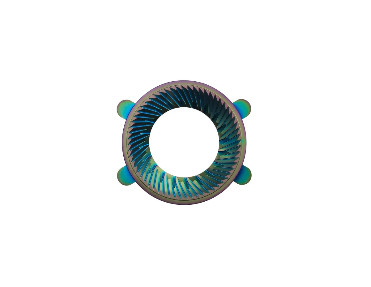Hypernova Iridescent Titanium 58mm Flat Burrs