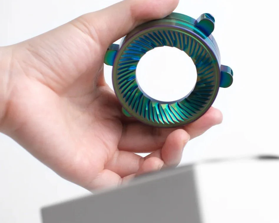 Hypernova Iridescent Titanium 58mm Flat Burrs - Image 2