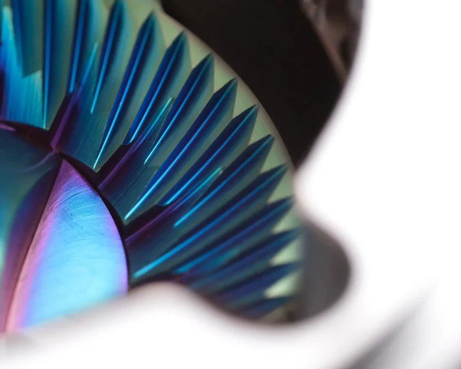 Hypernova Iridescent Titanium 58mm Flat Burrs - Image 3