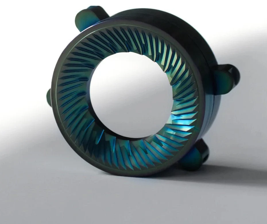 Hypernova Iridescent Titanium 58mm Flat Burrs - Image 4