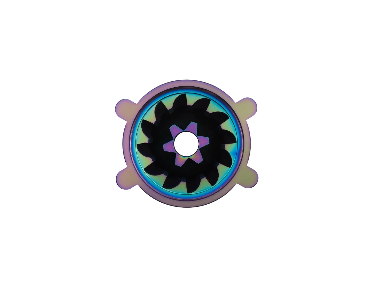 Hypernova Iridescent Titanium 63mm Conical Burrs