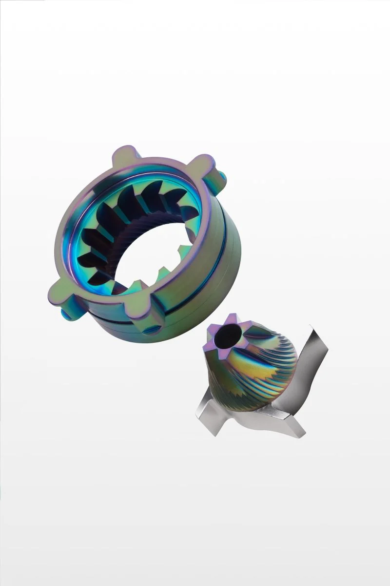 Hypernova Iridescent Titanium 63mm Conical Burrs - Image 3