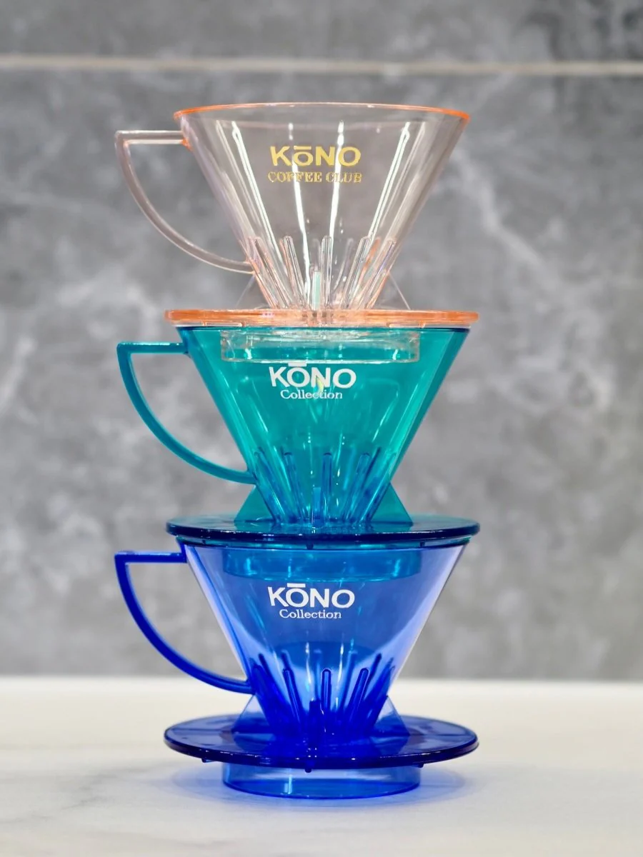 Kono Filter Coffee Dripper Ice Blue - Image 3