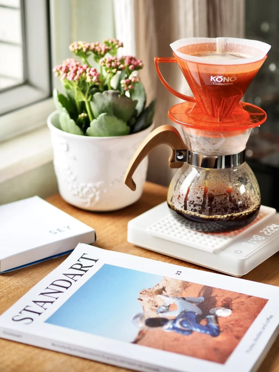 Kono Filter Coffee Dripper Orange - Image 3