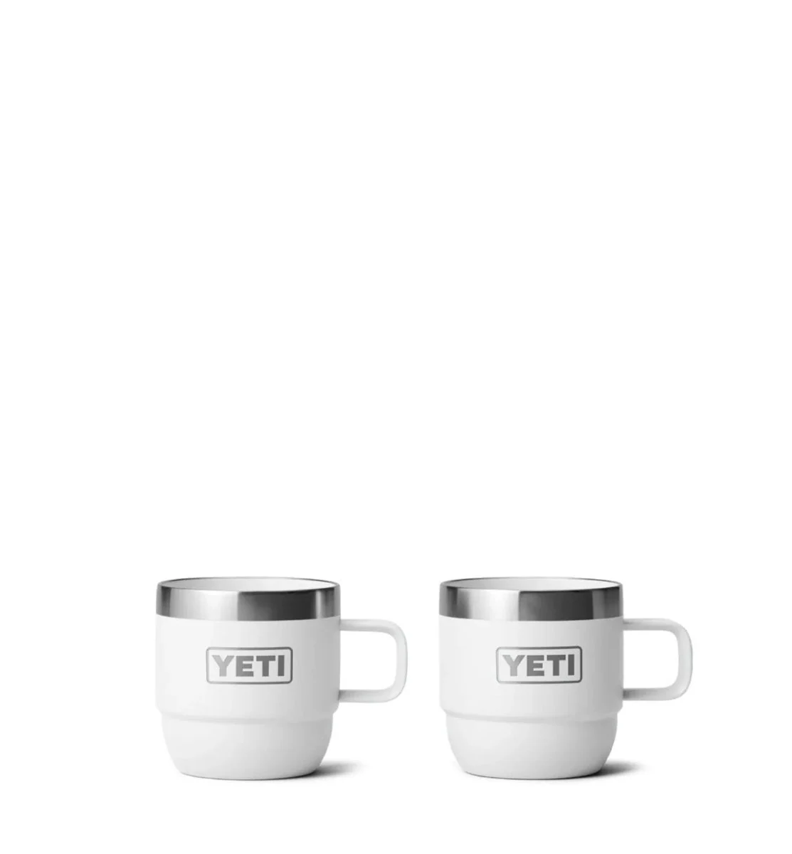 Rambler Stackable Cup 177ml 2pk - White - Image 2