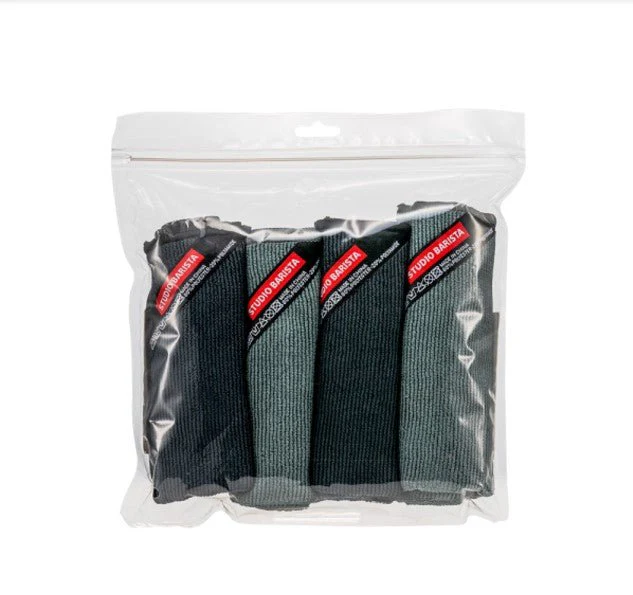 Studio Barista Microfiber Cloths 4 Pack – Lint-Free Cleaning Cloths - Image 3