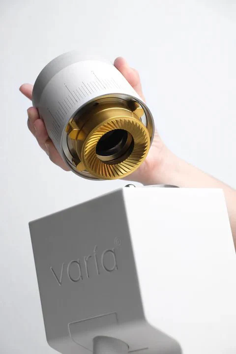 Supernova Gold Titanium 58mm Flat Burrs for Varia VS6 - Image 5