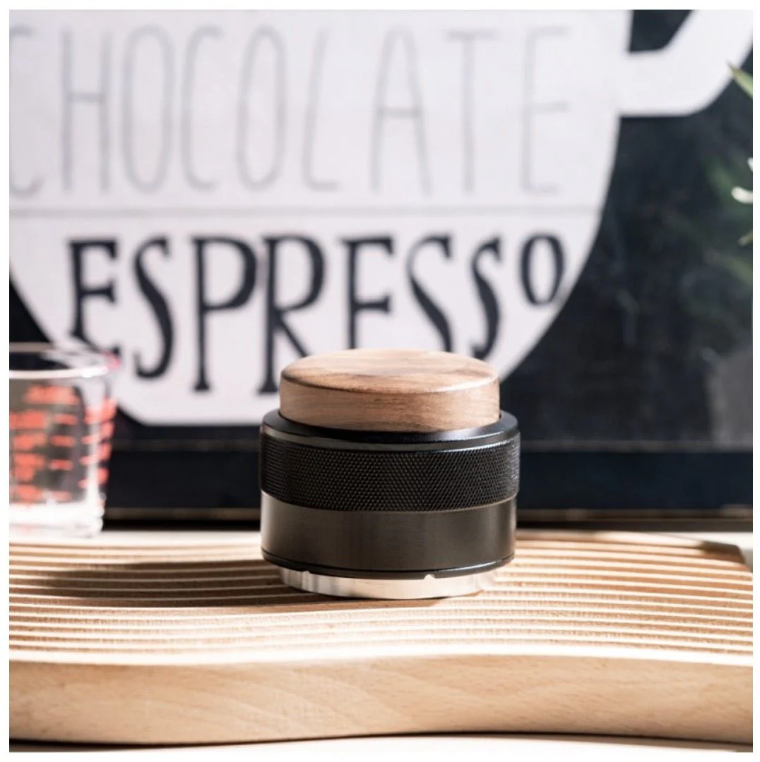Tamper Flat Base 58mm Dark Wood - Studio Barista Pro - Image 3