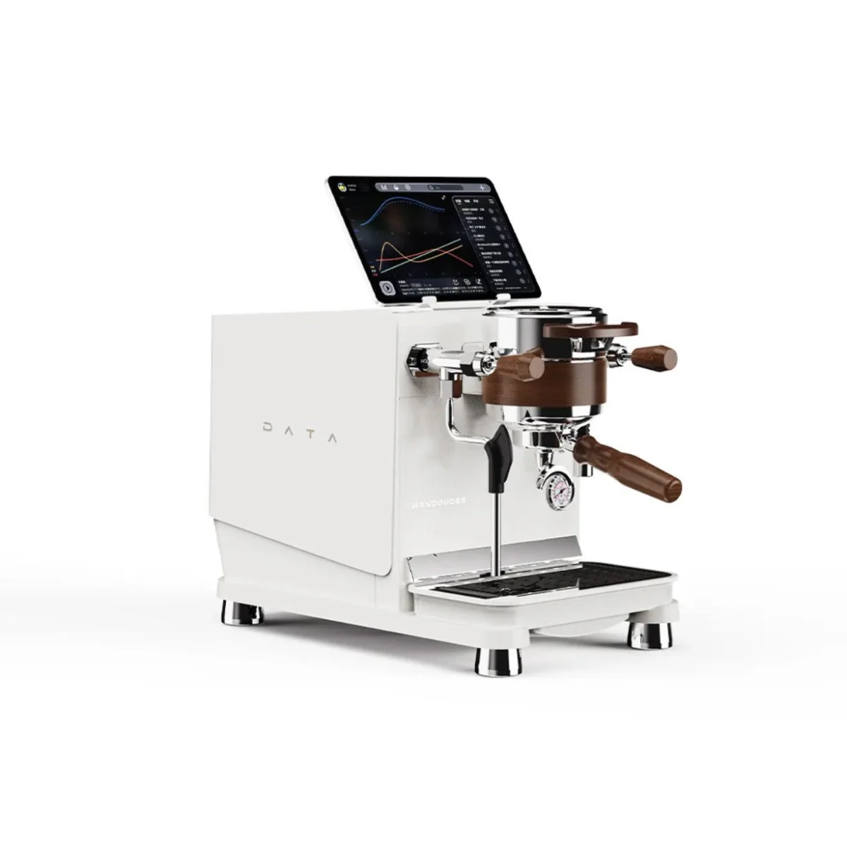 Wendougee Data S Espresso Machine - Black / Gold - Image 3